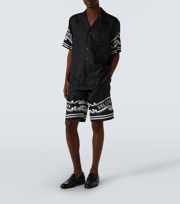 Paisley silk twill Bermuda shorts | Dolce&Gabbana