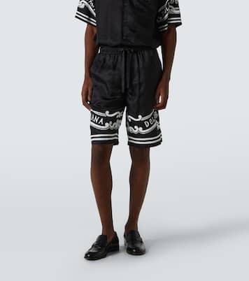 Paisley silk twill Bermuda shorts | Dolce&Gabbana