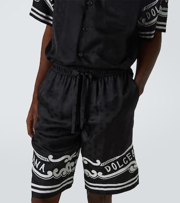 Paisley silk twill Bermuda shorts | Dolce&Gabbana