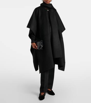 Ballerinas aus Samt mit Shearling | Toteme