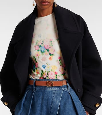 Cintura reversibile Anagram in pelle | Loewe