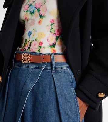 Cintura reversibile Anagram in pelle | Loewe