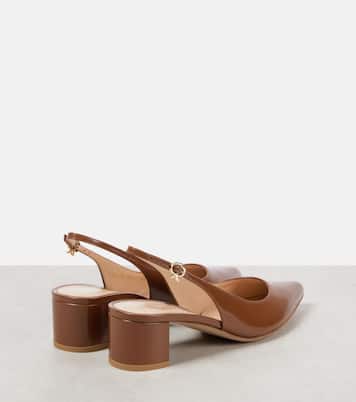45 leather slingback pumps | Gianvito Rossi