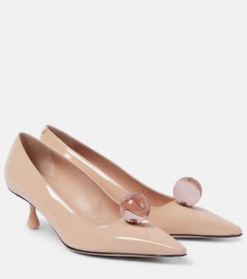 Orb 50 embellished patent leather pumps | Jimmy Choo