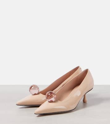 Orb 50 embellished patent leather pumps | Jimmy Choo
