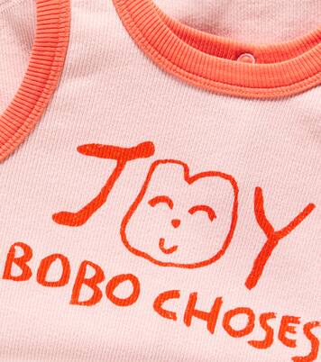 Baby printed cotton-blend playsuit | Bobo Choses