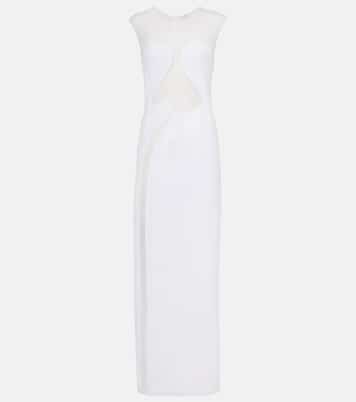 Maxikleid mit Mesh | Alaïa