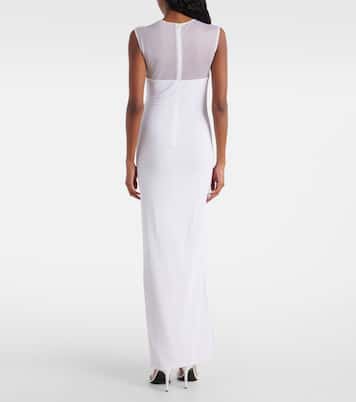 Maxikleid mit Mesh | Alaïa