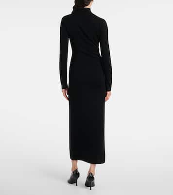 Robe longue en laine et soie | Joseph