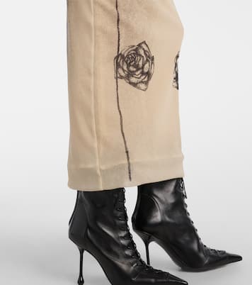 Bedruckter Midirock aus Jersey | Jean Paul Gaultier