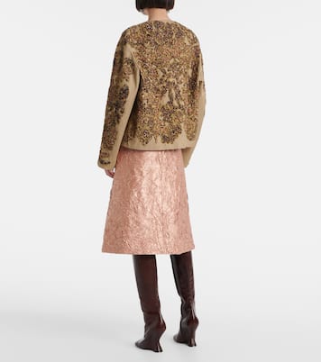 Sequined cotton jacket | Dries Van Noten