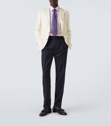 Cotton poplin shirt | Charvet