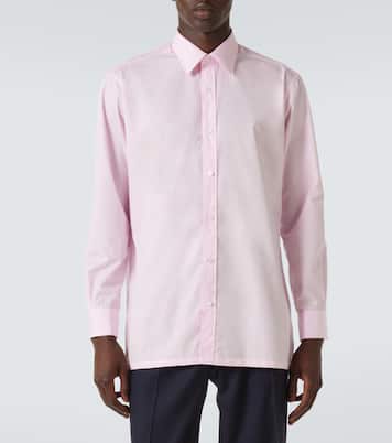 Cotton poplin shirt | Charvet