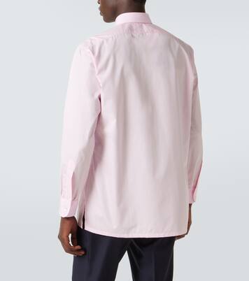 Cotton poplin shirt | Charvet