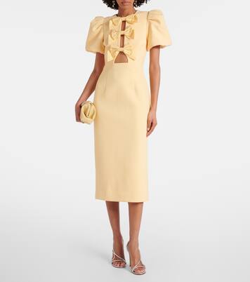 Robe midi Annabelle en crêpe | Rebecca Vallance