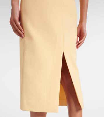 Robe midi Annabelle en crêpe | Rebecca Vallance