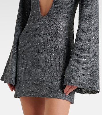 Rey sequined cutout minidress | Bananhot