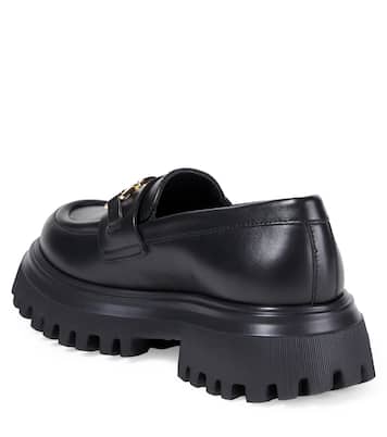 DG leather loafers | Dolce&Gabbana Kids