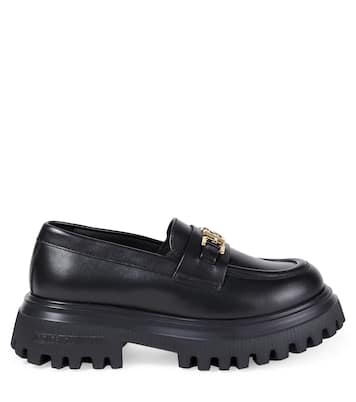 DG leather loafers | Dolce&Gabbana Kids