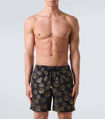 Jacquard embroidered swim trunks | Vilebrequin