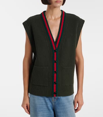 Wool sweater vest | Gucci