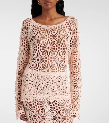 Top Raglan aus Häkelstrick | Norma Kamali