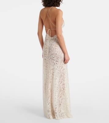 Robe longue Arabella en dentelle | Alexandra Miro