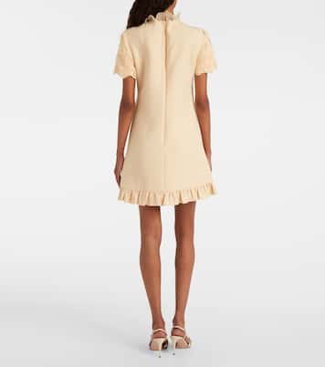 Crepe Couture embroidered minidress | Valentino