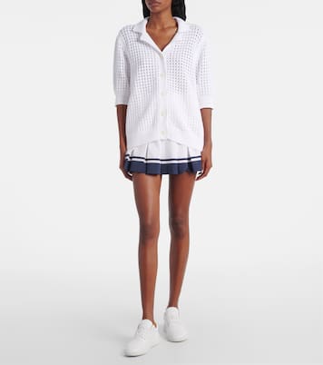 Ellie open-knit cotton cardigan | Varley