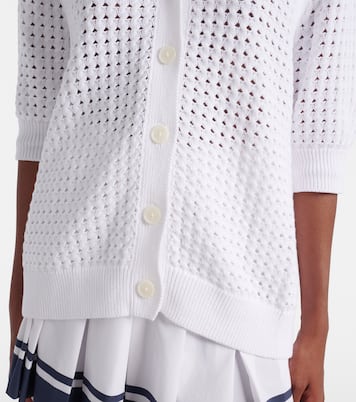 Ellie open-knit cotton cardigan | Varley