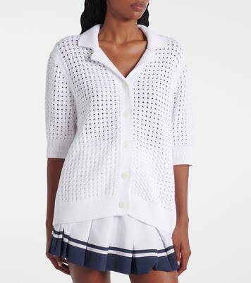 Ellie open-knit cotton cardigan | Varley