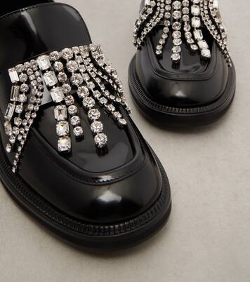 Tylor embellished leather loafer pumps | Jimmy Choo