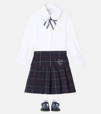 Cotton-blend top | Monnalisa