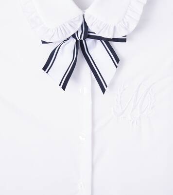 Cotton-blend top | Monnalisa