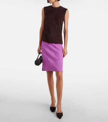 Top Miuccia in suede | Stouls