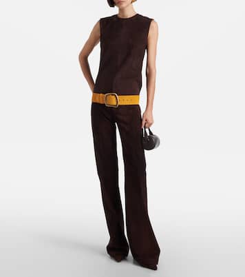 Top Miuccia in suede | Stouls