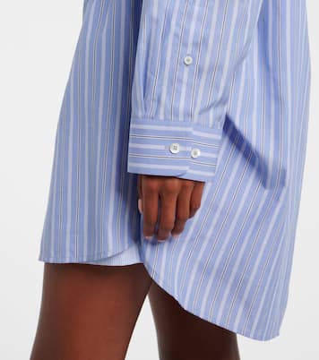 Striped cotton poplin jumpsuit | Maison Margiela