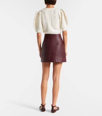 Mini-jupe en cuir | Chloé