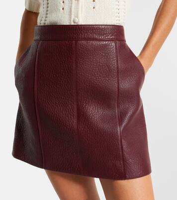 Mini-jupe en cuir | Chloé