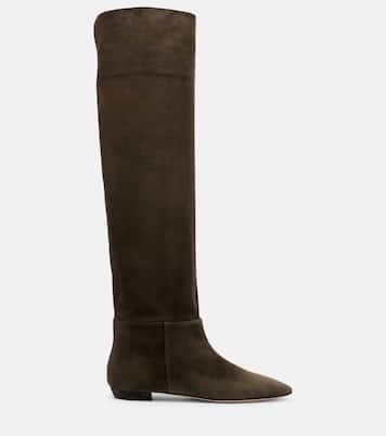 Suede knee-high boots | Gianvito Rossi