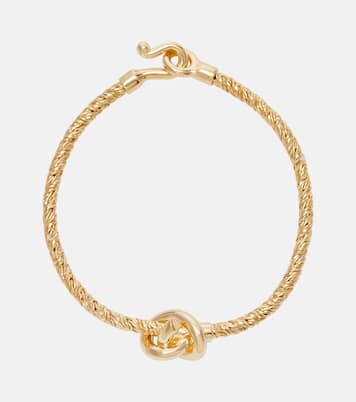 Bracelet Knot en argent sterling plaqué or | Bottega Veneta