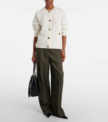 Cardigan in misto lana e cashmere | Toteme