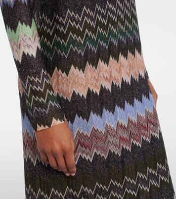 Abito lungo in jacquard di lamé | Missoni