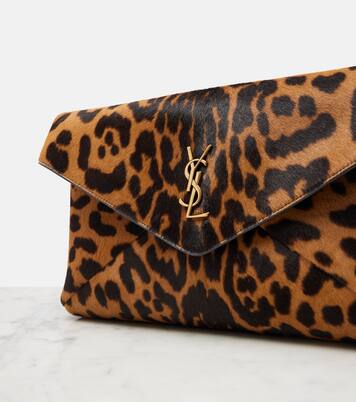Cassandre Large calf hair clutch | Saint Laurent