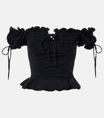 Top raccourci en coton | Balenciaga