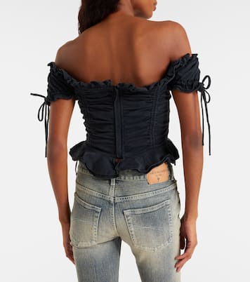 Top raccourci en coton | Balenciaga