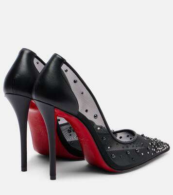 Miss Z 100 embellished mesh pumps | Christian Louboutin