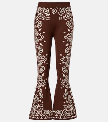 Paisley knitted flared pants | Farm Rio