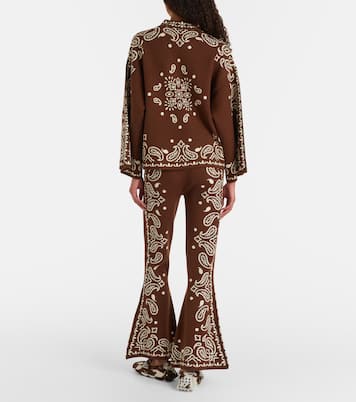 Paisley knitted flared pants | Farm Rio