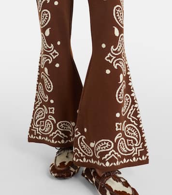 Paisley knitted flared pants | Farm Rio